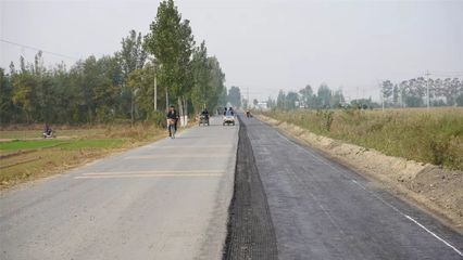 商河多條通村路拓寬、提檔升級工程全面收尾(路面寬了,好走多了)